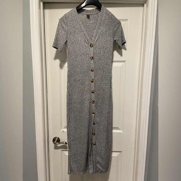 SHEIN ribbed midi dress - Picture 2 of 3